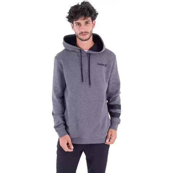 Suéter Hurley Oceancare hood Grey Htr