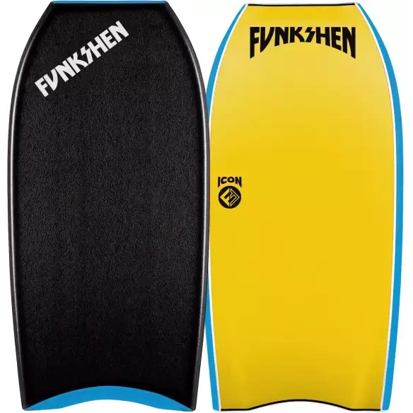 Bodyboard Funkshen Icon PP Black/Yellow