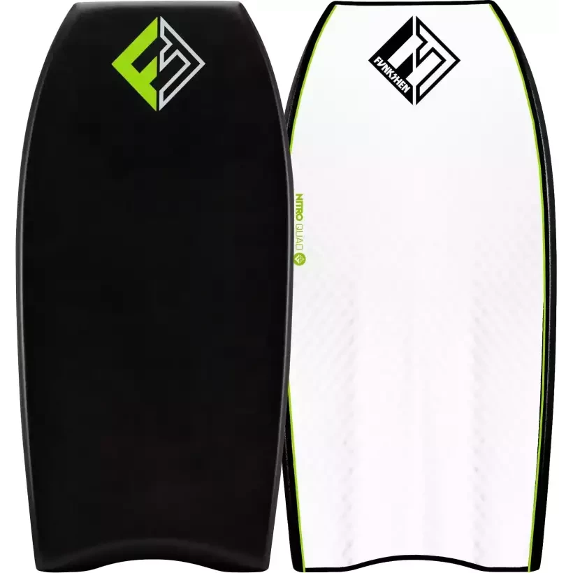 Bodyboard Funkshen Nitro Quad Premium PP Black/White