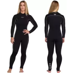 Neopreno Roxy Elite Xtra Stretch 3/2mm FZ Black