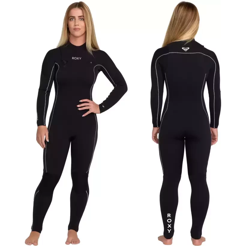 Neopreno Roxy Elite Xtra Stretch 3/2mm FZ Black