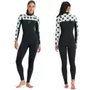 Neopreno Roxy Rise Natural 3/2mm FZ Salt Crystal