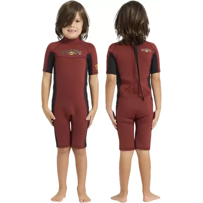 Shorty Billabong Absolute2/2mm Toddler Fire Red