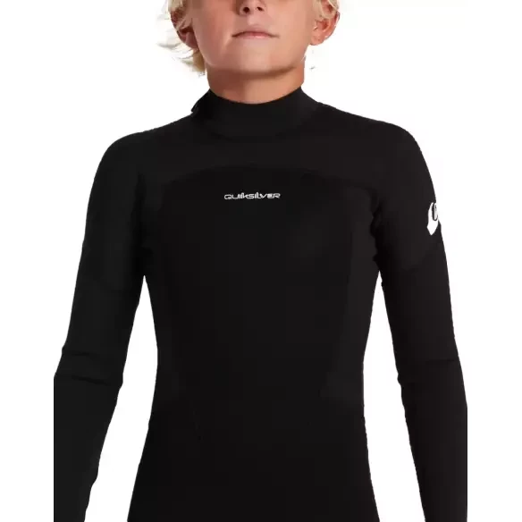 Neopreen Quiksilver Prologue Flat lock  Junior 3/2mm Black