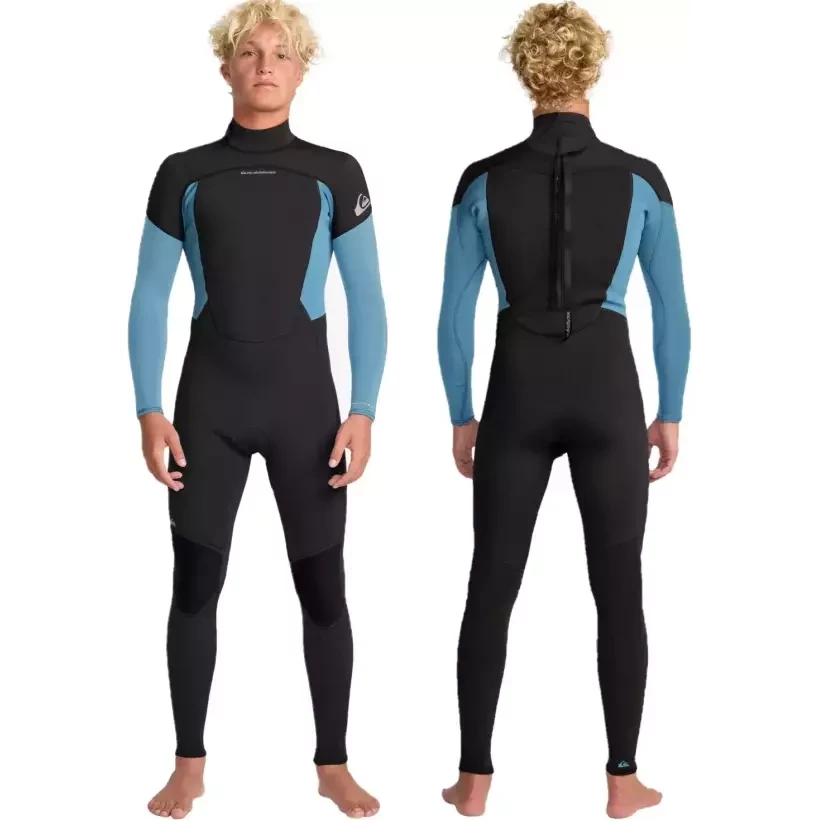 Muta surf Quiksilver Prologue + Flatlock 3/2mm Cloud Blue