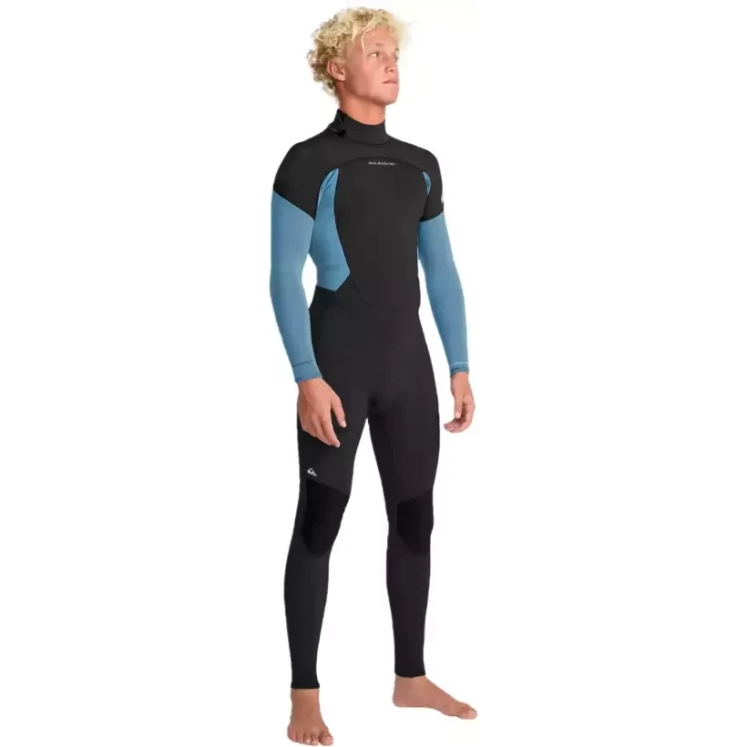 Muta surf Quiksilver Prologue + Flatlock 3/2mm Cloud Blue