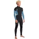 Muta surf Quiksilver Prologue + Flatlock 3/2mm Cloud Blue