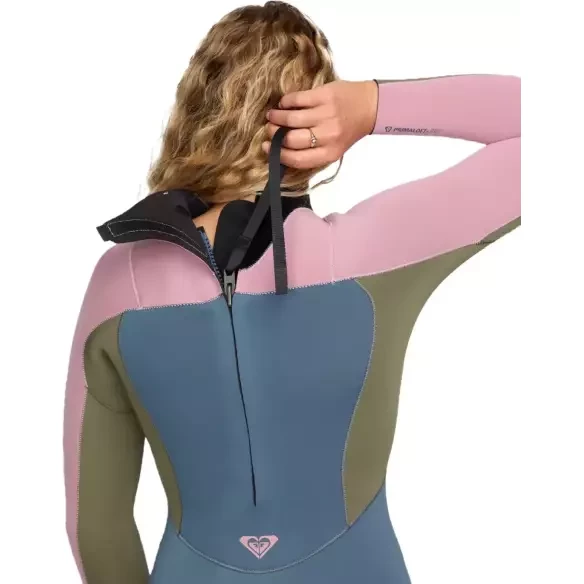 Fato Surf Roxy Prologue + Women Flat lock 3/2mm Ash