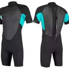 O´Neill Wetsuit Reactor II 2mm Youth Black/Aqua