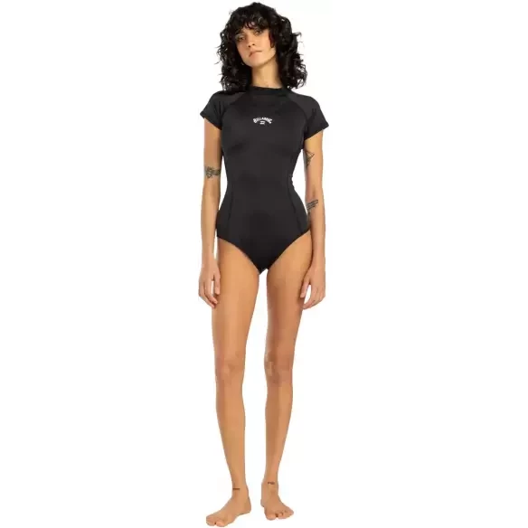 Lycra bañador Billabong Tropic bodysuit SS Black Pebble