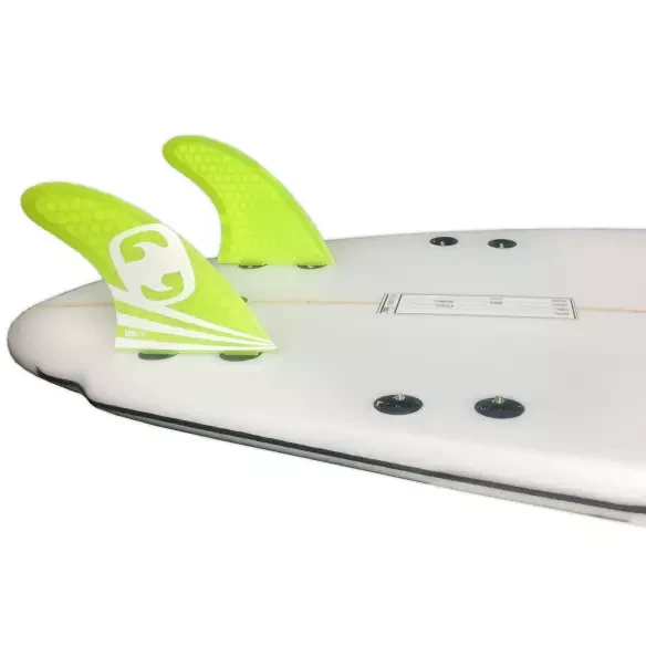 Quilhas Mundo-Surf MS-1 Corelite quad rear Yellow