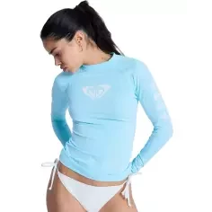 Lycra Roxy Whole Hearted LS Tanager Turquoise