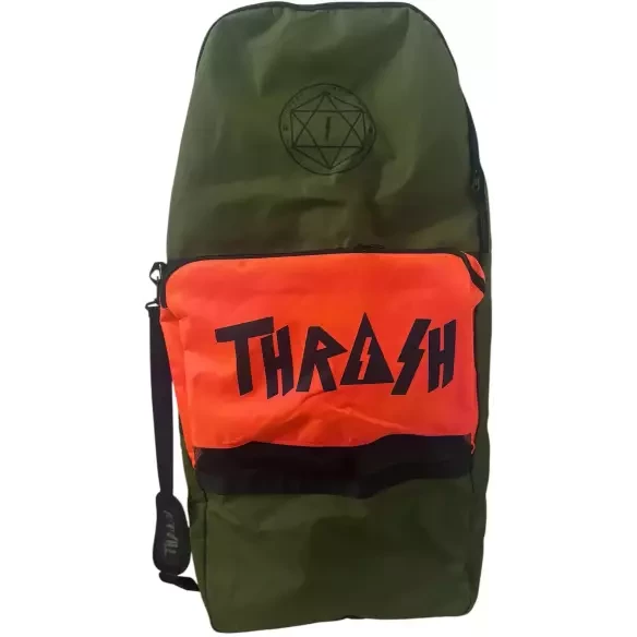 Housse bodyboard Thrash Daily retro Green/Orange