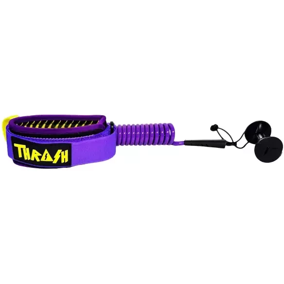 Leash für bodyboard Thrash-Bizeps V-Grip 8mm Purple