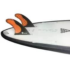 Quilhas Mundo-Surf MS-1 Carbon quad rear Single Tab Orange 2
