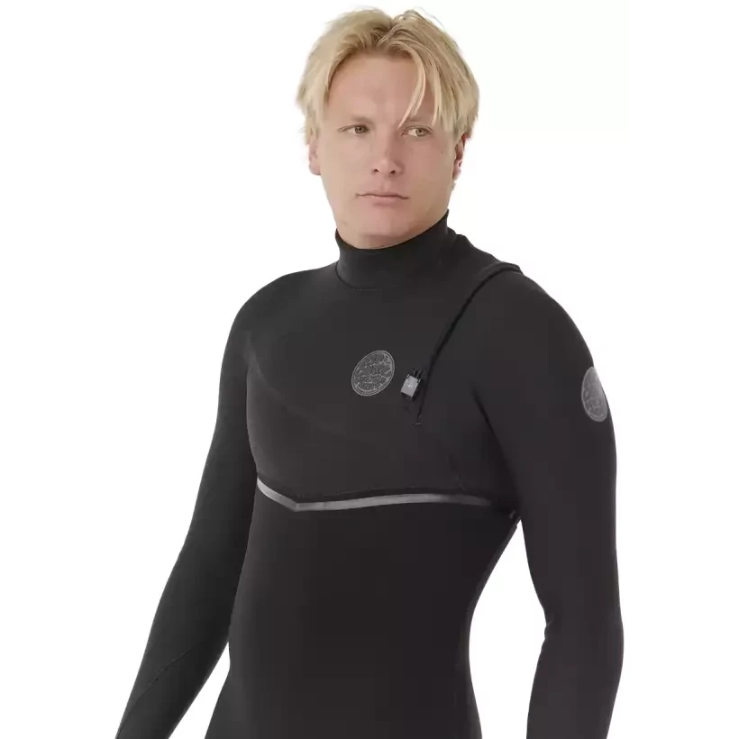 3/2mm Rip Curl E-Bomb Zip Free Wetsuit Black