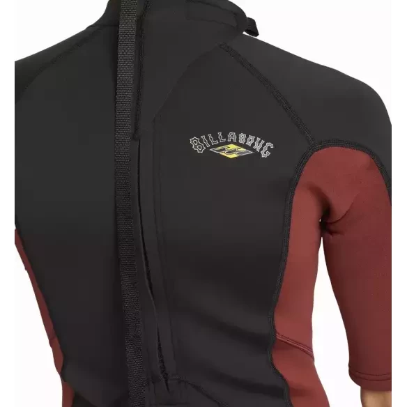 Shorty Billabong Absolute  2/2mm BZ Junior Fire Red