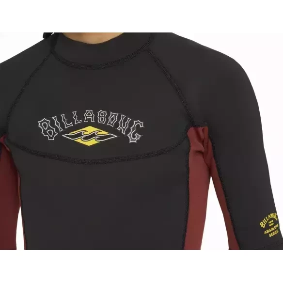 Wetsuit Shorty Billabong Absolute 2/2mm BZ Junior Fire Red