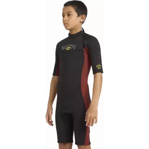 Shorty Billabong Absolute  2/2mm BZ Junior Fire Red