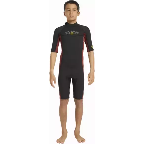 Wetsuit Shorty Billabong Absolute 2/2mm BZ Junior Fire Red
