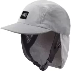 Cap Ocean & Earth Indo 5 Panel Legionnaire Surf Cap Grey