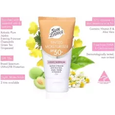 Crema solar Sun Zapper SPF50 Tinted Moisturiser 50ml 2