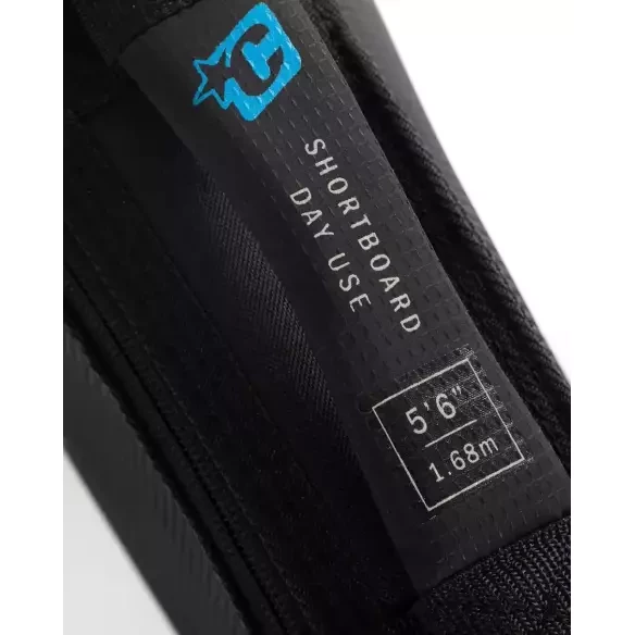 Capas de surf Creatures Shortboard Day Use DT2.0 Black Silver