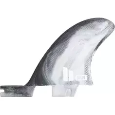 Quillas twin fins FCSII Mark Richards PC + Stabilizer Black/White 2