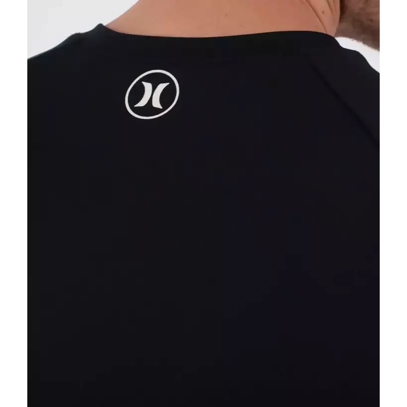Rashguard Hurley Icon Circle Black SS