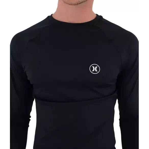 Hurley Icon Circle Black LS Lycra