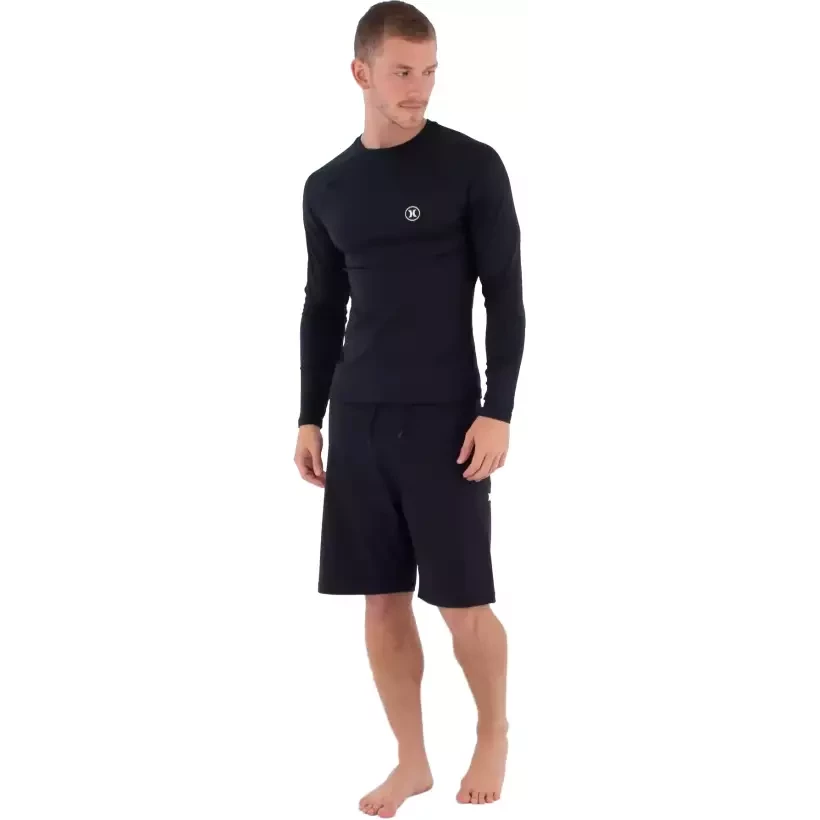 Hurley Icon Circle Black LS Lycra