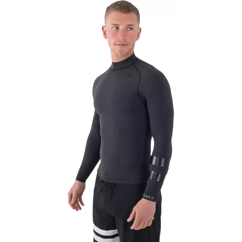 Hurley neopreen top Plus Texture 1,5/1mm Black/Graphite