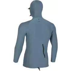 O'Neill Hyperfreak Skins O'Zone LS Blue Fusion Surf Rashguard met capuchon 2