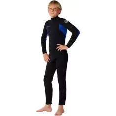 Fato de mergulho infantil Rip Curl Trad Back Zip 3/2mm azul 2