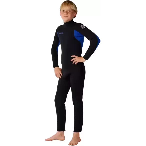 Rip Curl Trad Back Zip 3/2mm Kinderwetsuit Blauw