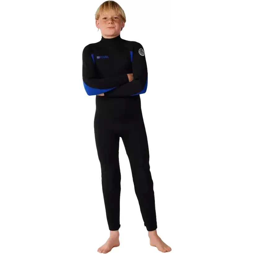 Rip Curl Trad Back Zip 3/2mm Kinderwetsuit Blauw