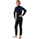Rip Curl Trad Flat Lock Back Zip 3/2mm Kinderwetsuit Blauw