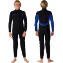 Rip Curl Trad Flat Lock Back Zip 3/2mm Kinderwetsuit Blauw