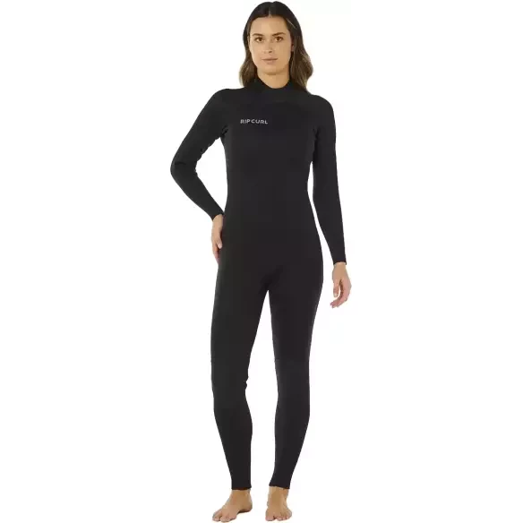 Rip Curl Trad Flat Lock Back Zip 3/2mm Women's Black Wetsuit