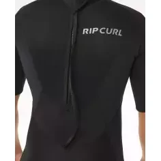 Shorty Rip Curl Trad Flat Lock Back Zip 2/2mm Nero 2