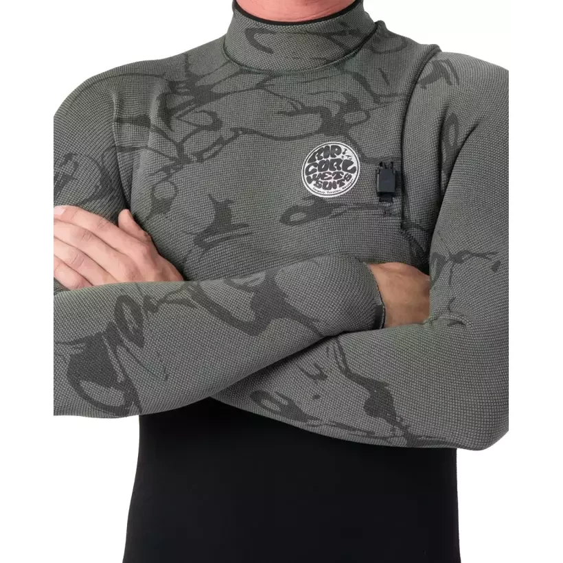 Combinaison Rip Curl E-Bomb 3/2mm Zip Free Deep Cactus