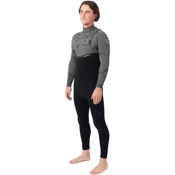 Muta surf Rip Curl E-Bomb 3/2mm Zip Free Deep Cactus