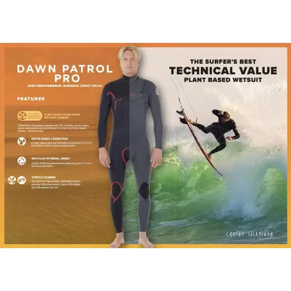 Muta Rip Curl Dawn Patrol Pro 3/2mm Red
