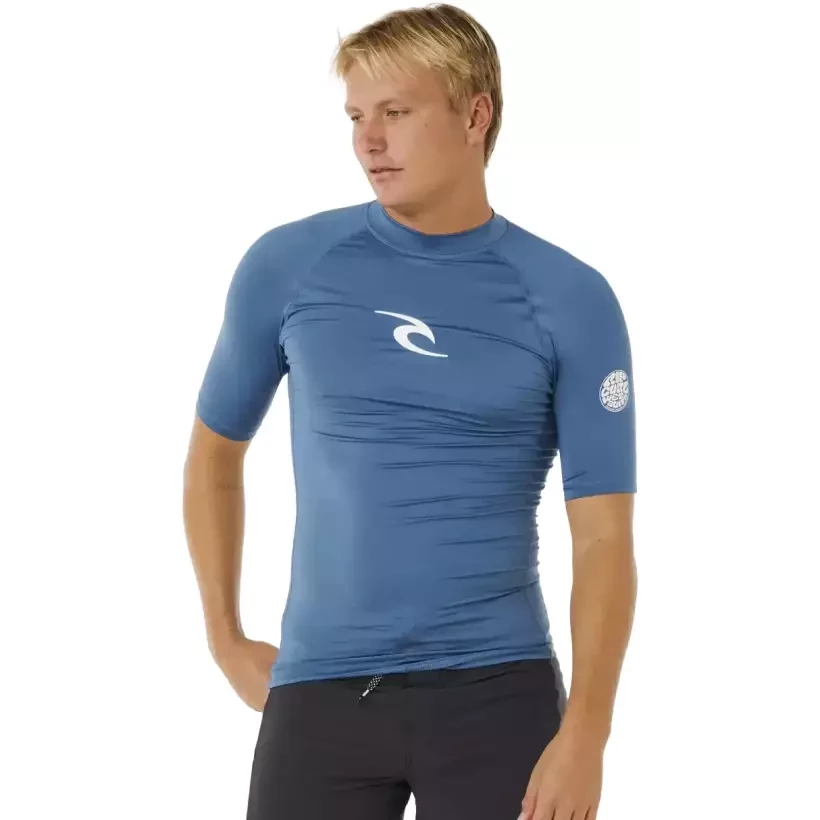 Lycra Rip Curl Waves SS Bluefin