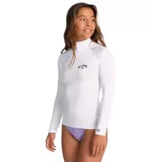 Lycra Billabong Tropic Surf LS Branca 2