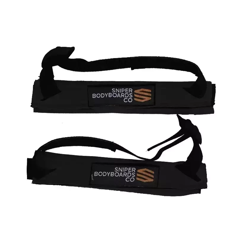 Sniper Heel Strap Fin Tethers Black