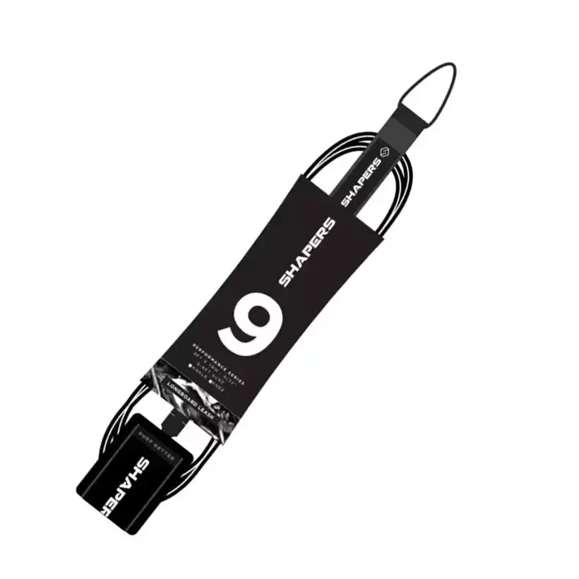 Leash surf Shapers Longboard Black/White