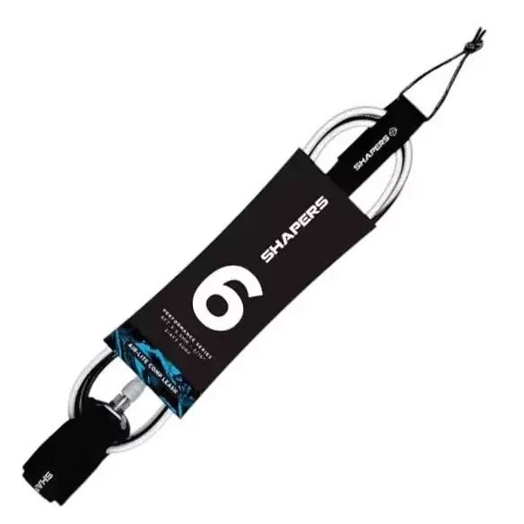 Shapers Air Lite Black/White surf leash