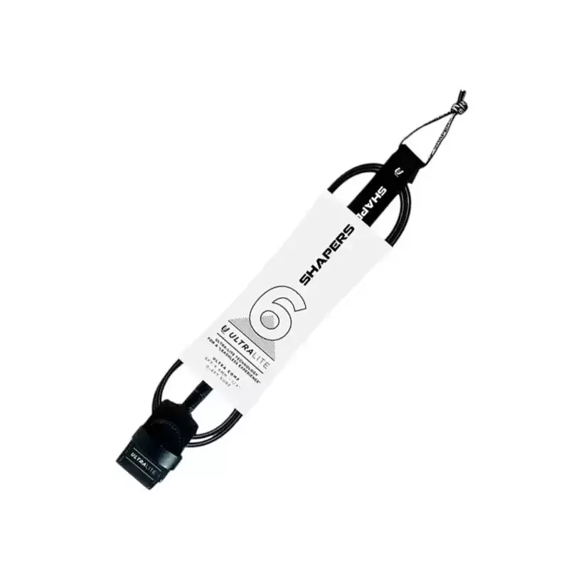 Leash de surf Shapers Ultra Lite Comp Black