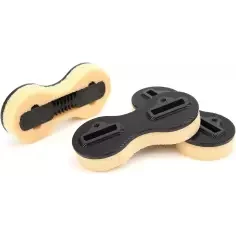 di 3 Plugs M-Fins Dual Tab Black 2